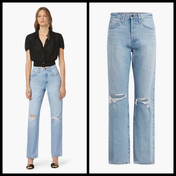 💕FAVORITE DAUGHTER💕 The Otto High-Rise Boyfriend Jeans ~ Cheshire 29 NWT - Picture 4 of 16